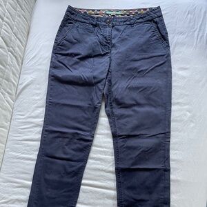 Boden navy blue chino pants